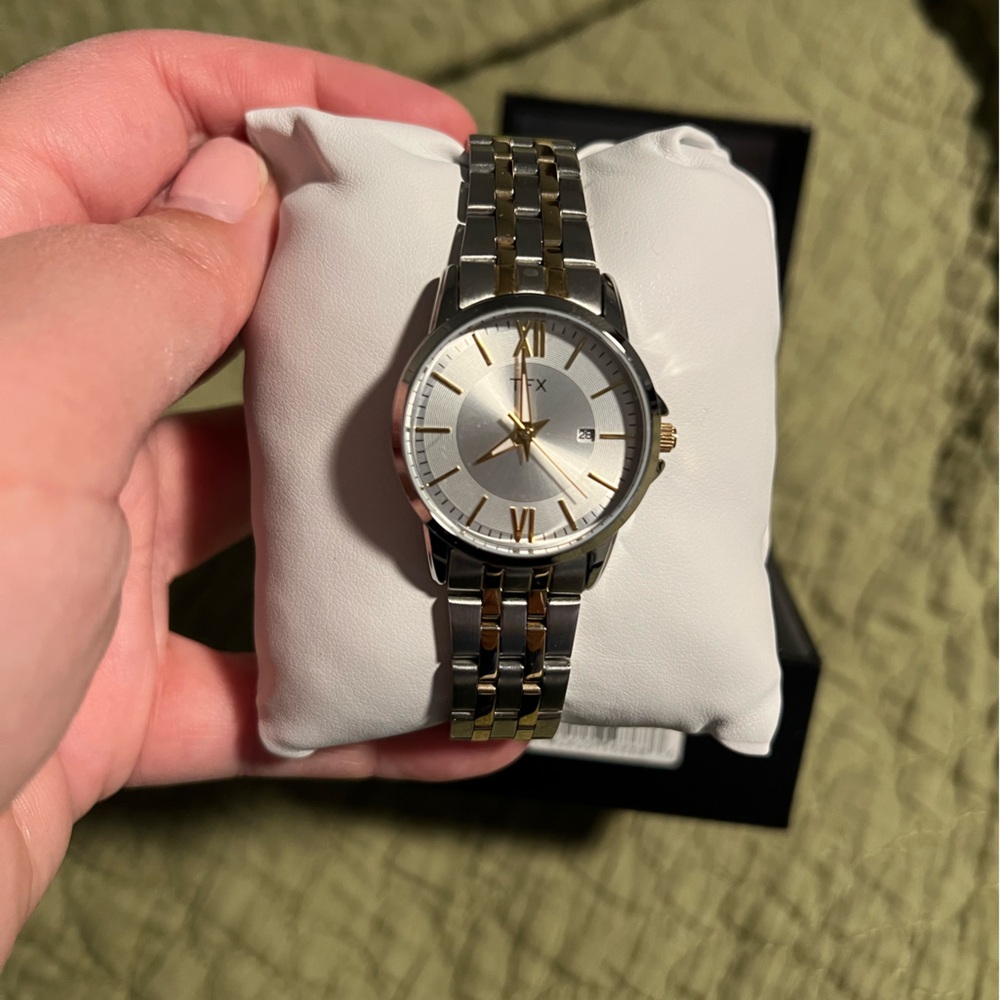 TFX Silver and Gold Tone Watch